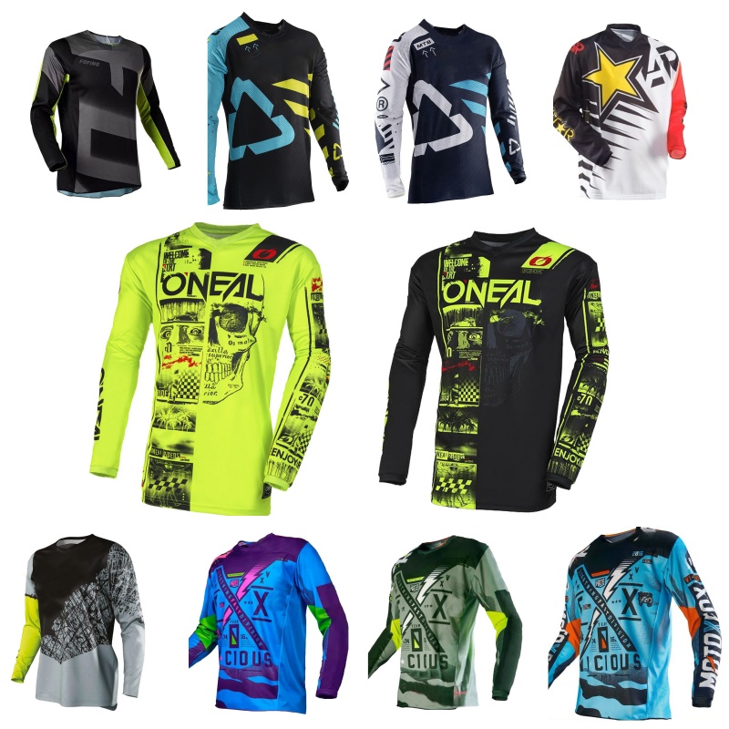 Cycling Gear Pas - Breathable Quick Dry Motocross Jersey Men