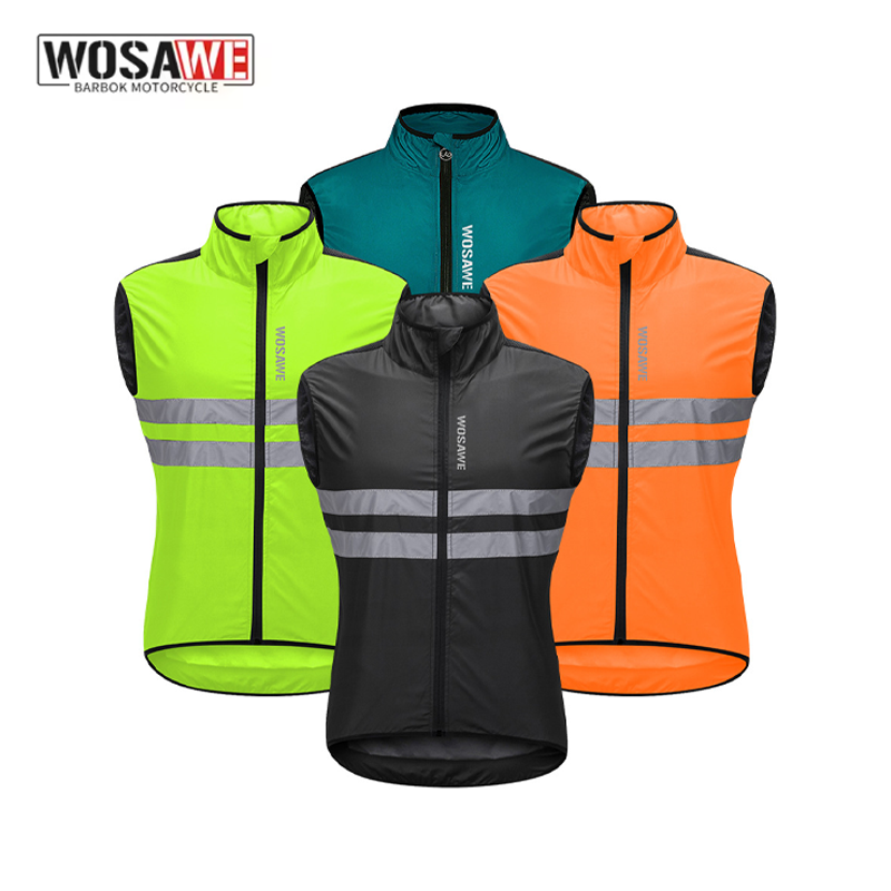 Cycling Gear Man - WOSAWE Men Cycling Windbreaker Vest Lightweight