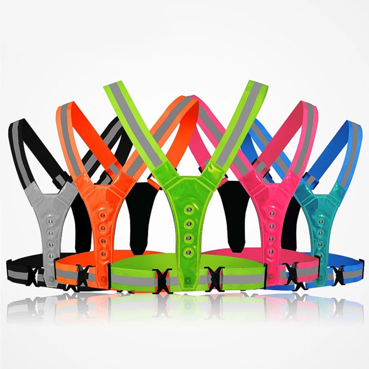 Cycling Gear Pas - Adjustable LED Running & Cycling Safety
