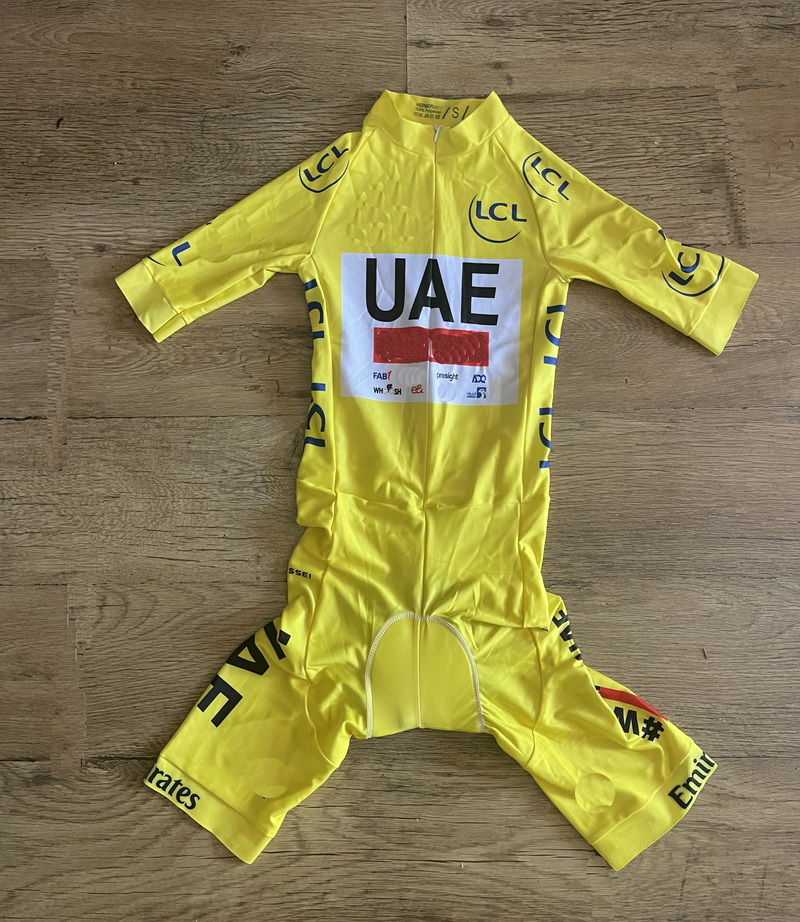 Cycling Gear Material - LASER CUT Skinsuit 2024 UAE TEAM