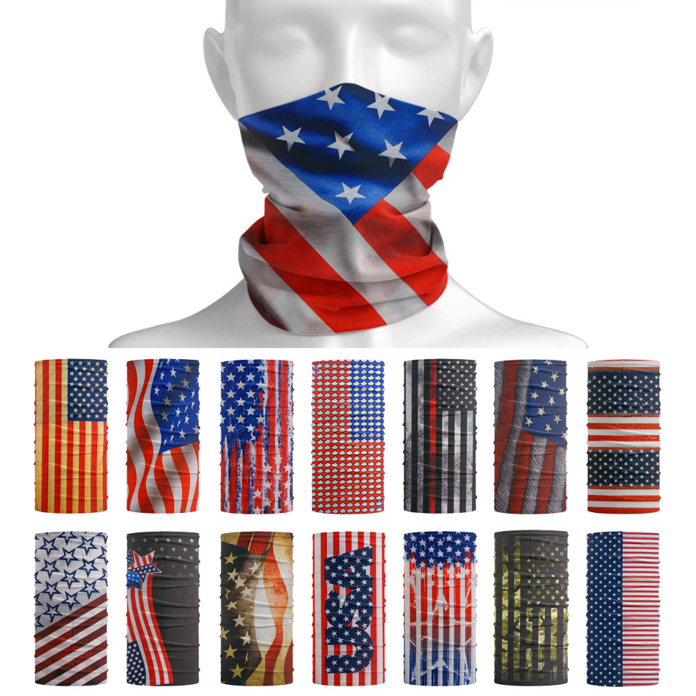 USA Flag Pattern Sun Protectiv - Cycling Gear Man 评论和价格