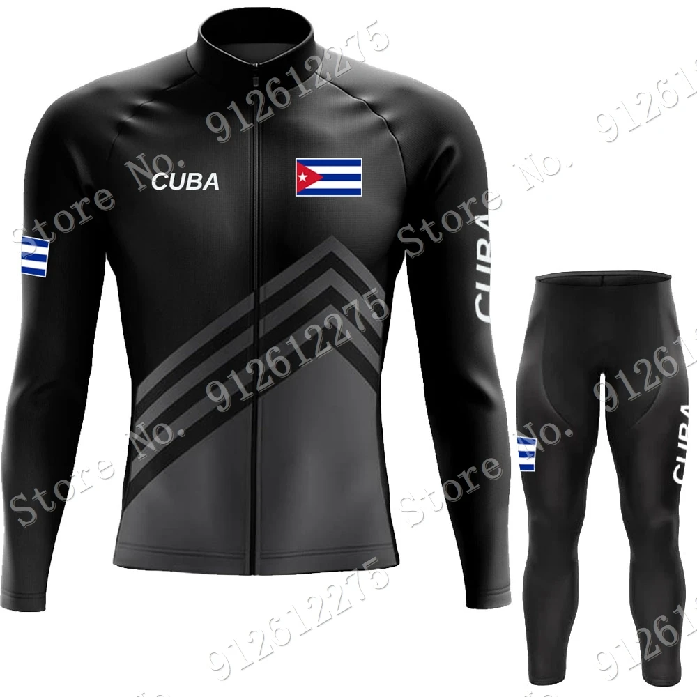 Cuba Cycling Jersey Set Cyclin - Cycling Gear Winter 评论和价格
