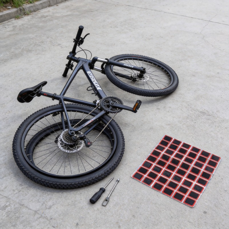 25mm Bike Rubber Puncture Patc - Bike Tube Repair Kit 评论和价格