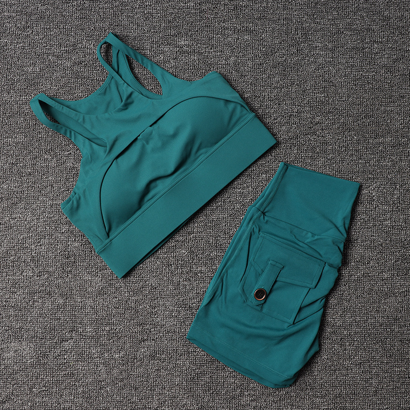 Fitness Shorts Yoga Sets Women - Cycling Gear Women 评论和价格