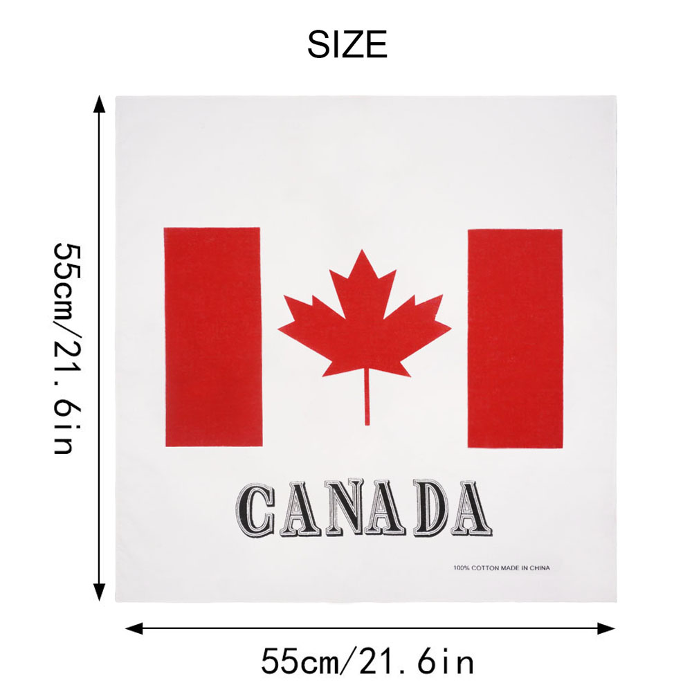 Hip Hop Canada Flag Bandana Me - Cycling Gear Canada 评论和价格