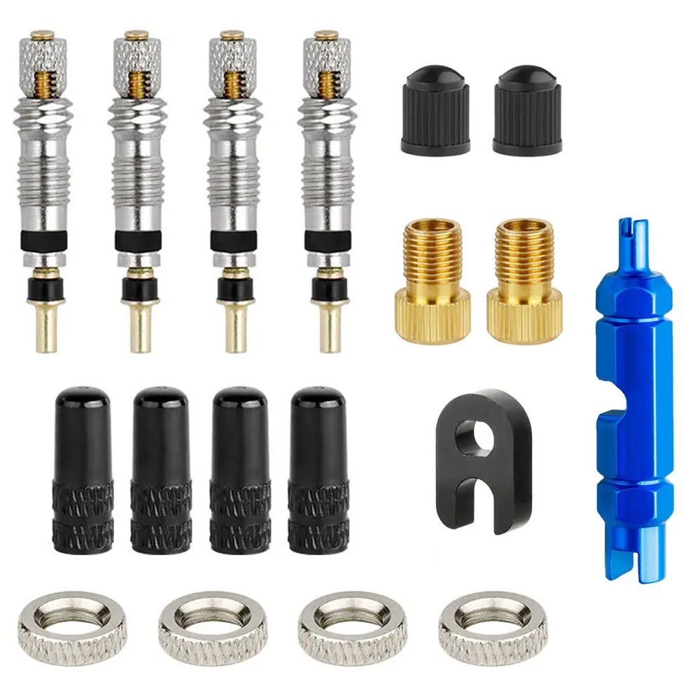 6/18Pcs Bicycle Valve Core Fre - Bike Tube Repair Kit 评论和价格