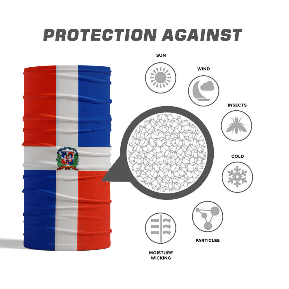 Dominica National Flag Bandana - Cycling Gear Man 评论和价格