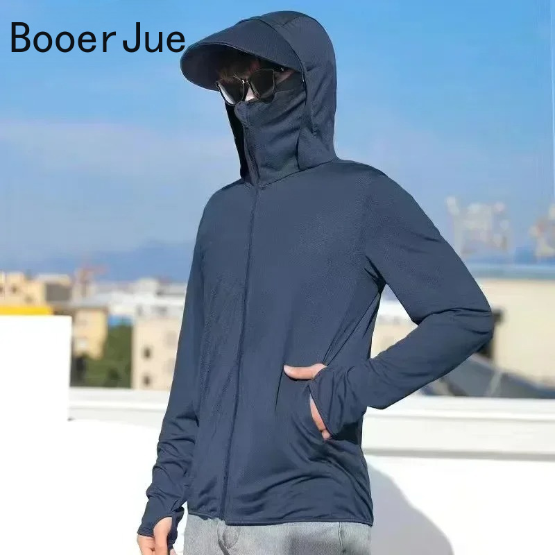 UPF50+ Men's Sun Protection Th - Cycling Gear Man 评论和价格