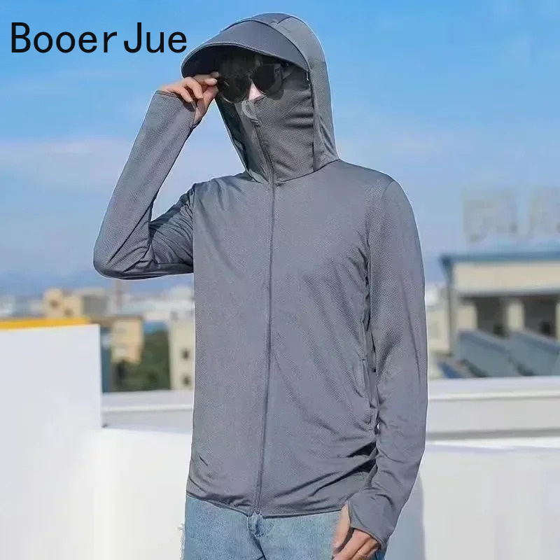 UPF50+ Men's Sun Protection Th - Cycling Gear Man 评论和价格