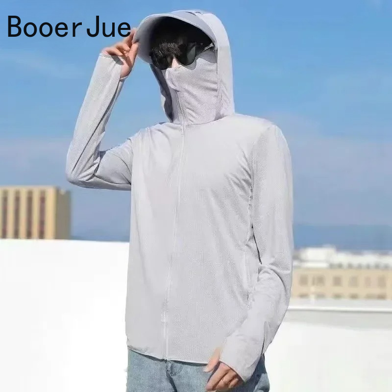 UPF50+ Men's Sun Protection Th - Cycling Gear Man 评论和价格