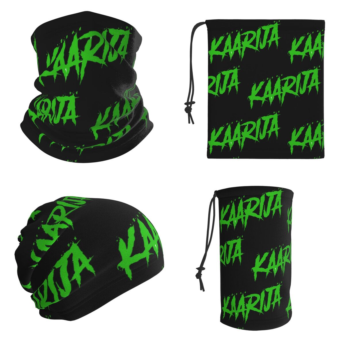 Kaarija Logo Bandana Neck Gait - Cycling Face Mask 评论和价格