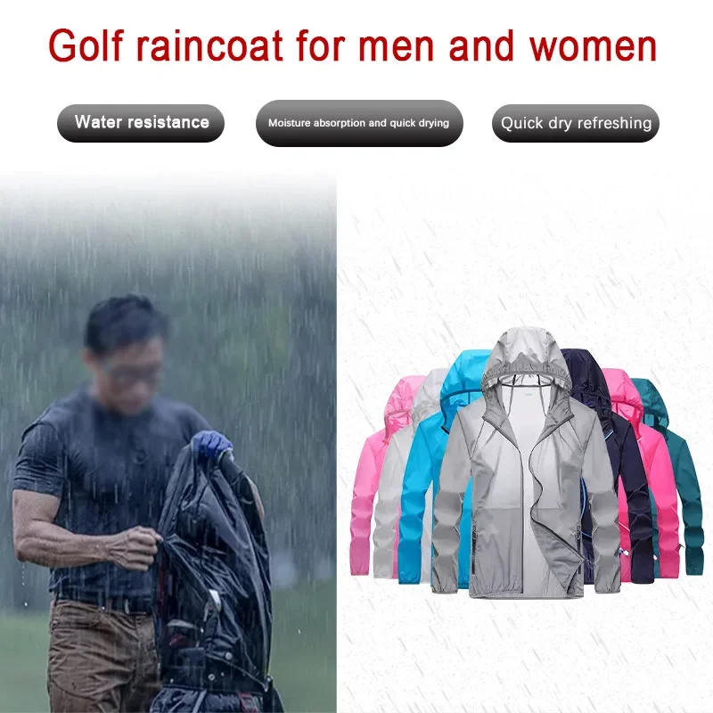 Golf Raincoat Lightweight Jack - Cycling Gear In Rain 评论和价格