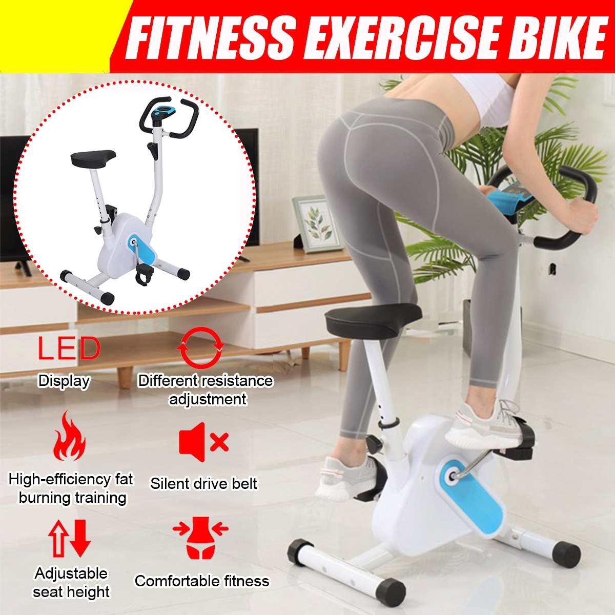 LED Display Cycling Machine Wo - Cycling Gear Indoor 评论和价格