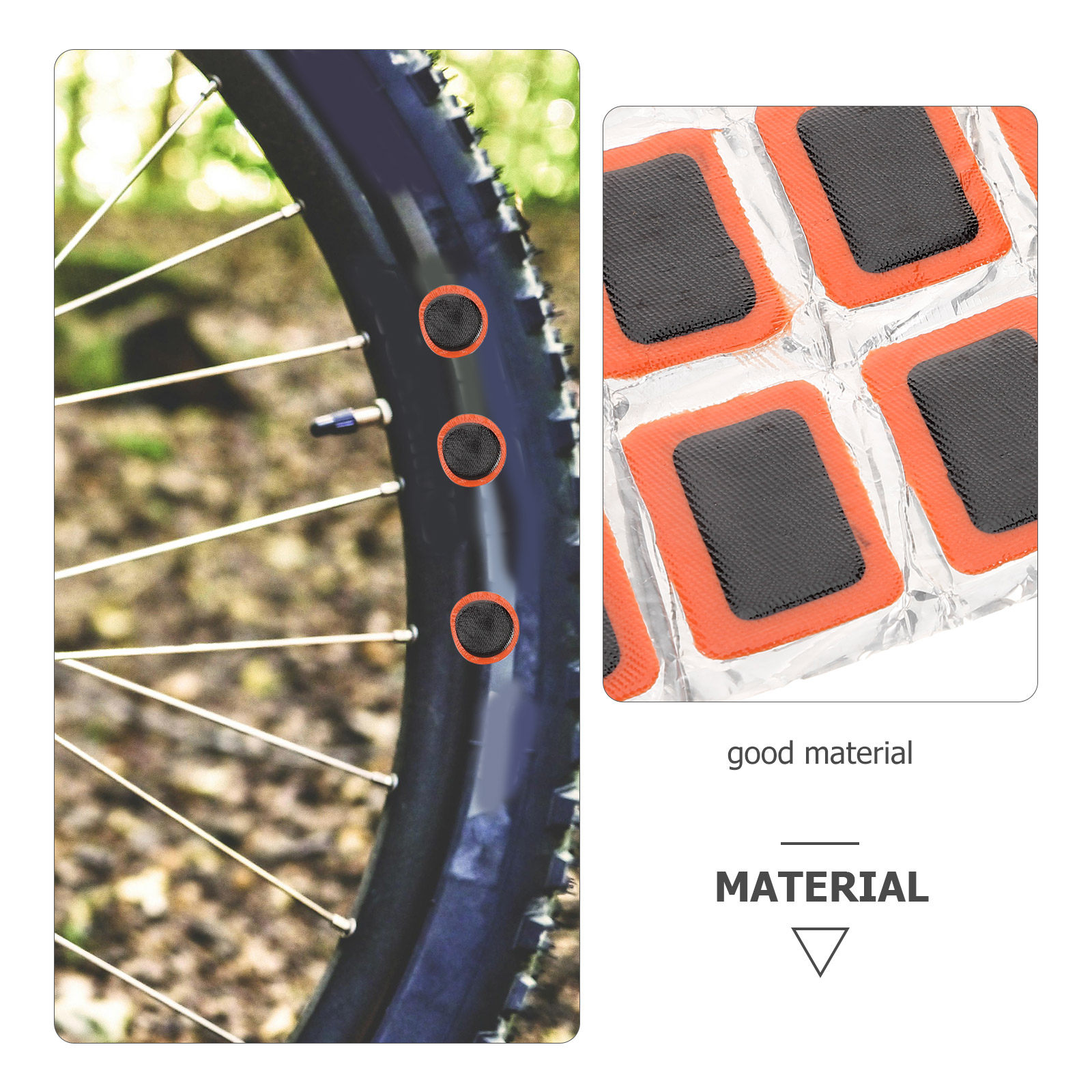 2Sheets Bicycle Tire Repair Ki - Bike Tube Repair Kit 评论和价格