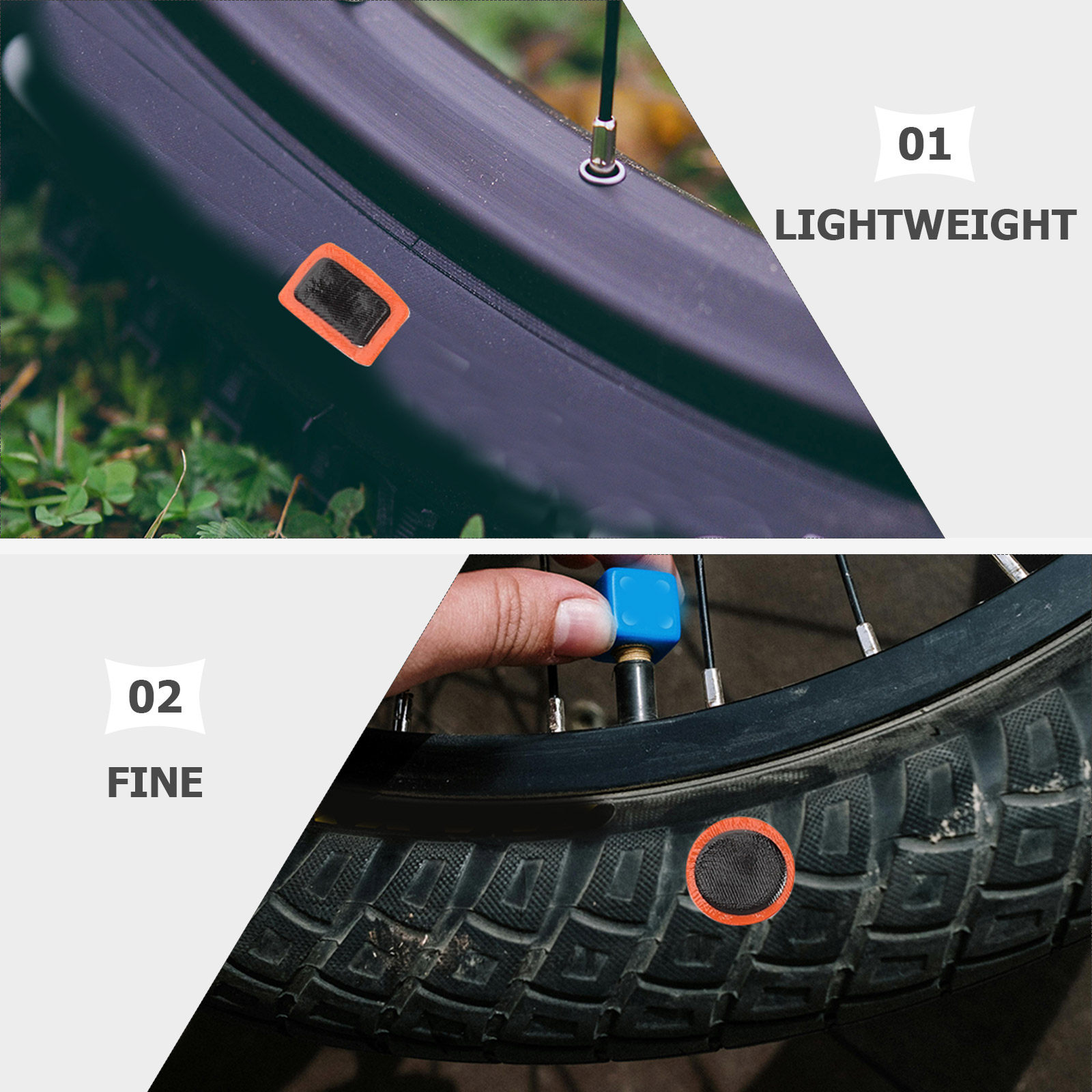 2Sheets Bicycle Tire Repair Ki - Bike Tube Repair Kit 评论和价格