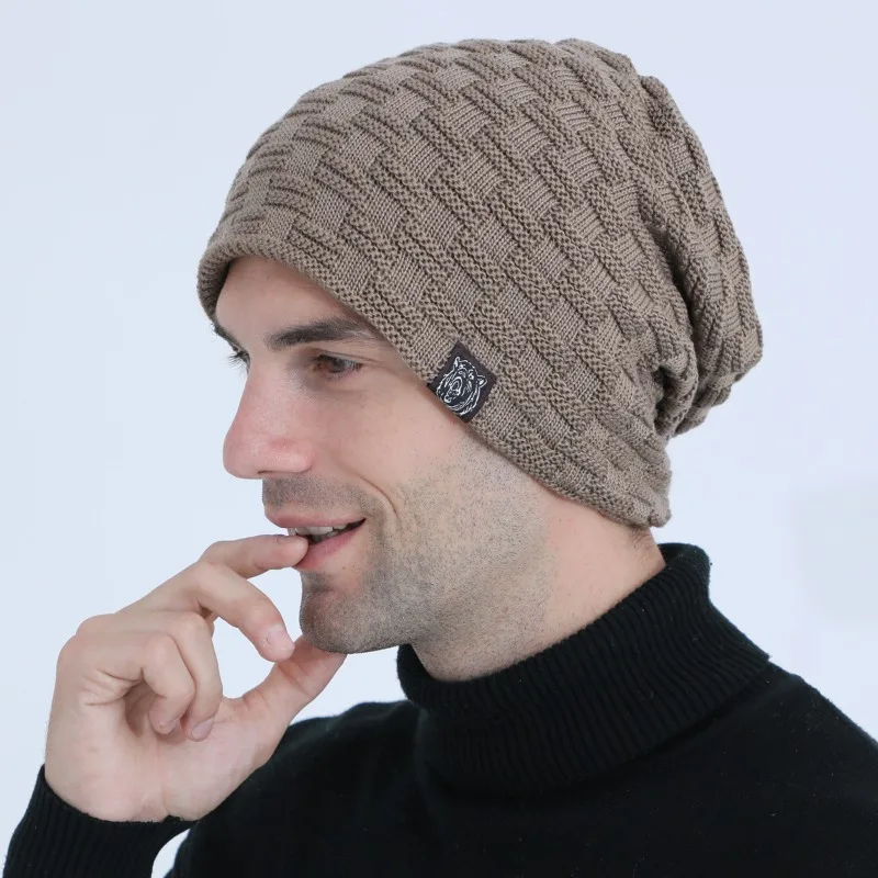 Mens Plush Lining Beanie Winte - Cycling Gear Pas 评论和价格