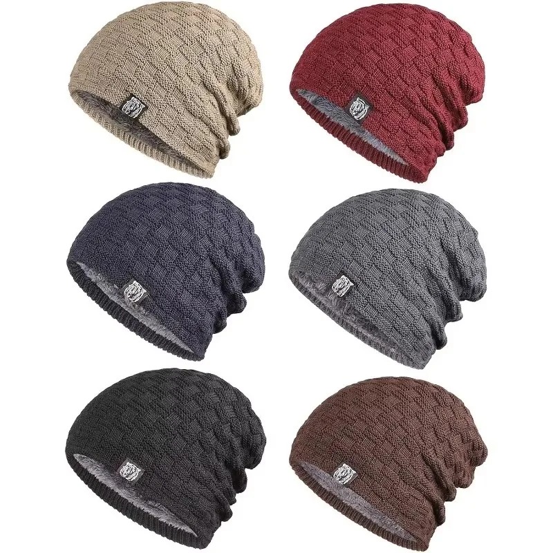 Mens Plush Lining Beanie Winte - Cycling Gear Pas 评论和价格