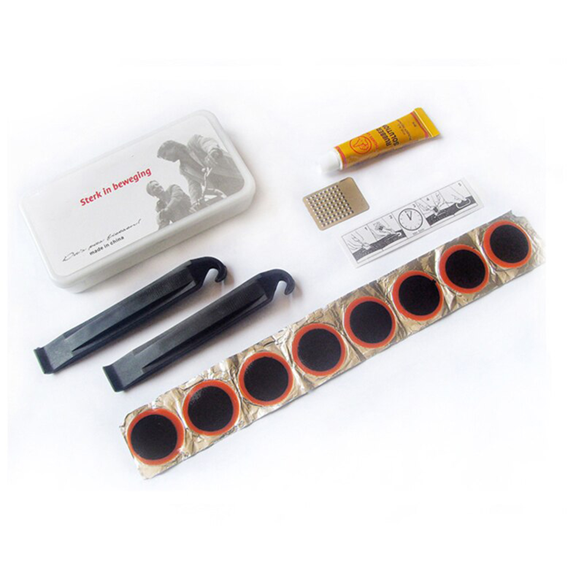 Bicycle Flat Tire Repair Kit T - Bike Tube Repair Kit 评论和价格
