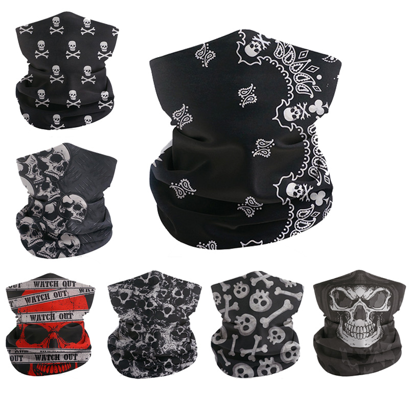 Skull Pattern Sunscreen Tube C - Cycling Gear Gifts 评论和价格
