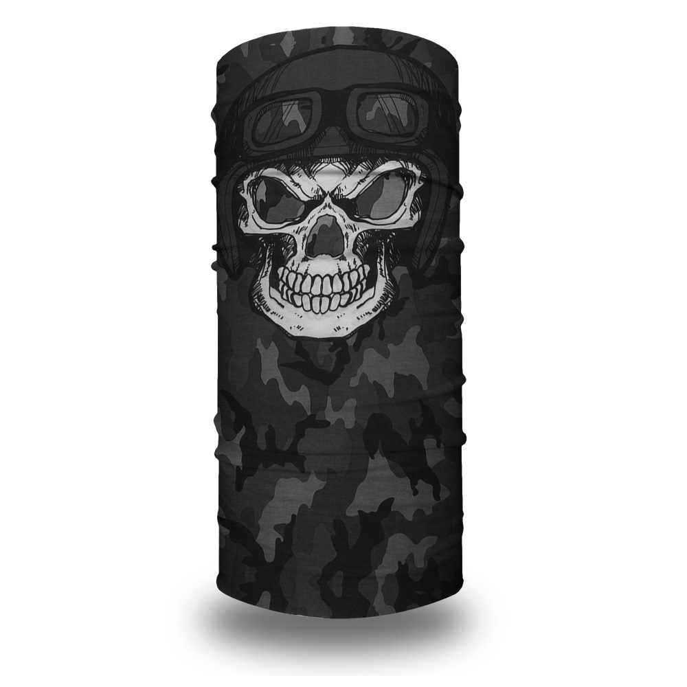 Skull Pattern Sunscreen Tube C - Cycling Gear Gifts 评论和价格