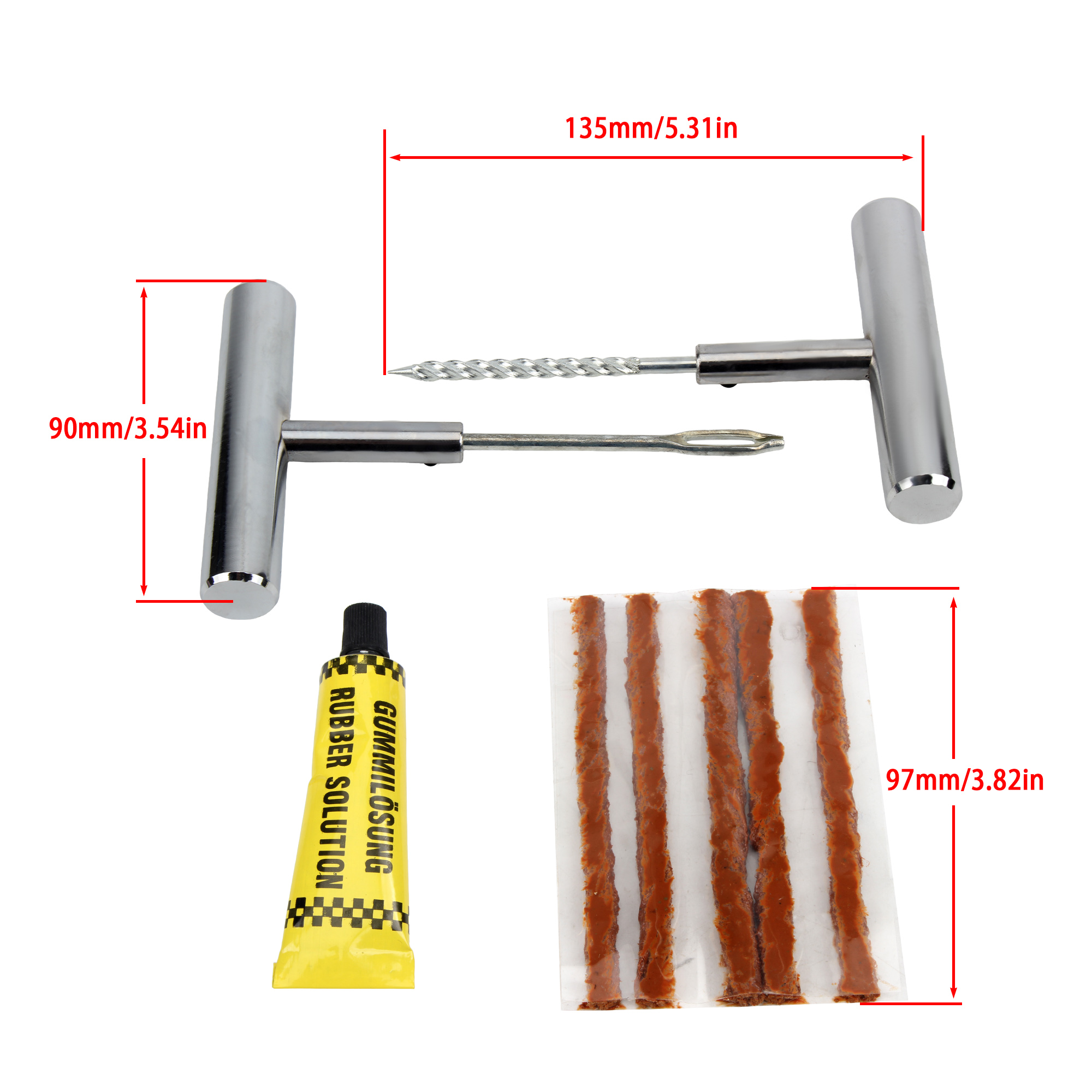 Universal Motorcycle Tire Repa - Bike Tube Repair Kit 评论和价格