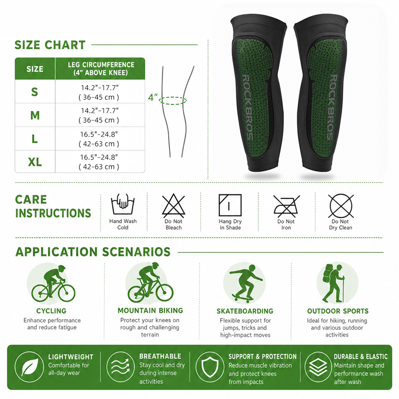 ROCKBROS Cool Sport Legs MTB C - Cycling Gear Man 评论和价格