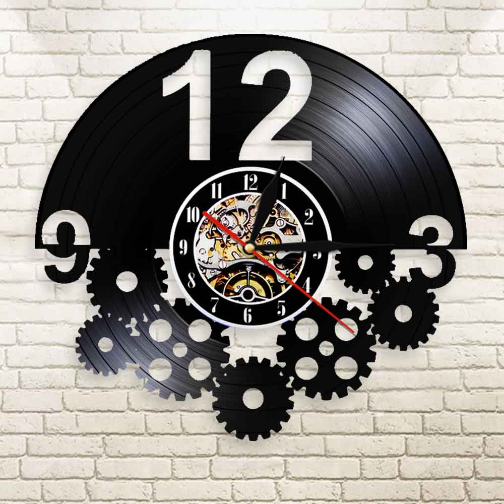 Gears and Cogs Vinyl Record Wa - Cycling Gear Gifts 评论和价格