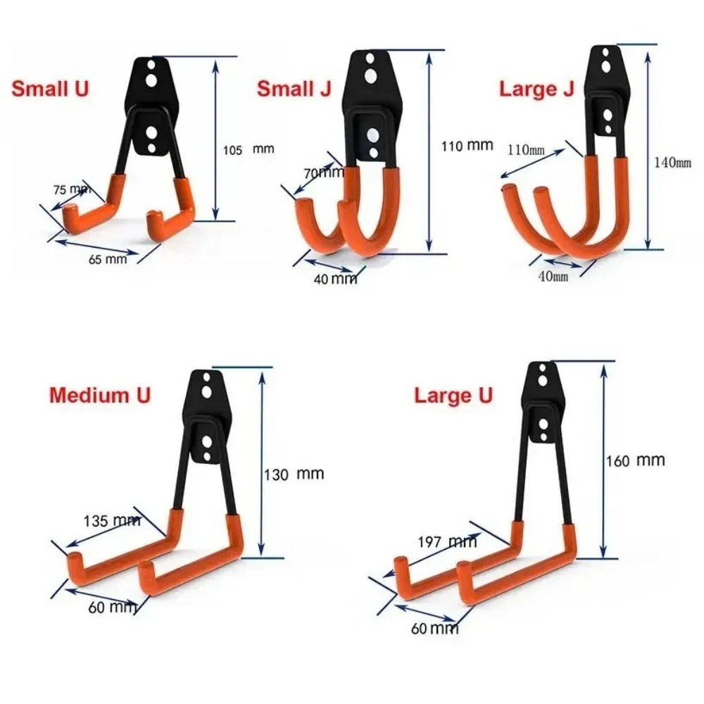 Heavy Duty Metal Bike Wall Mou - Cycling Gear Wall Hanger 评论和价格