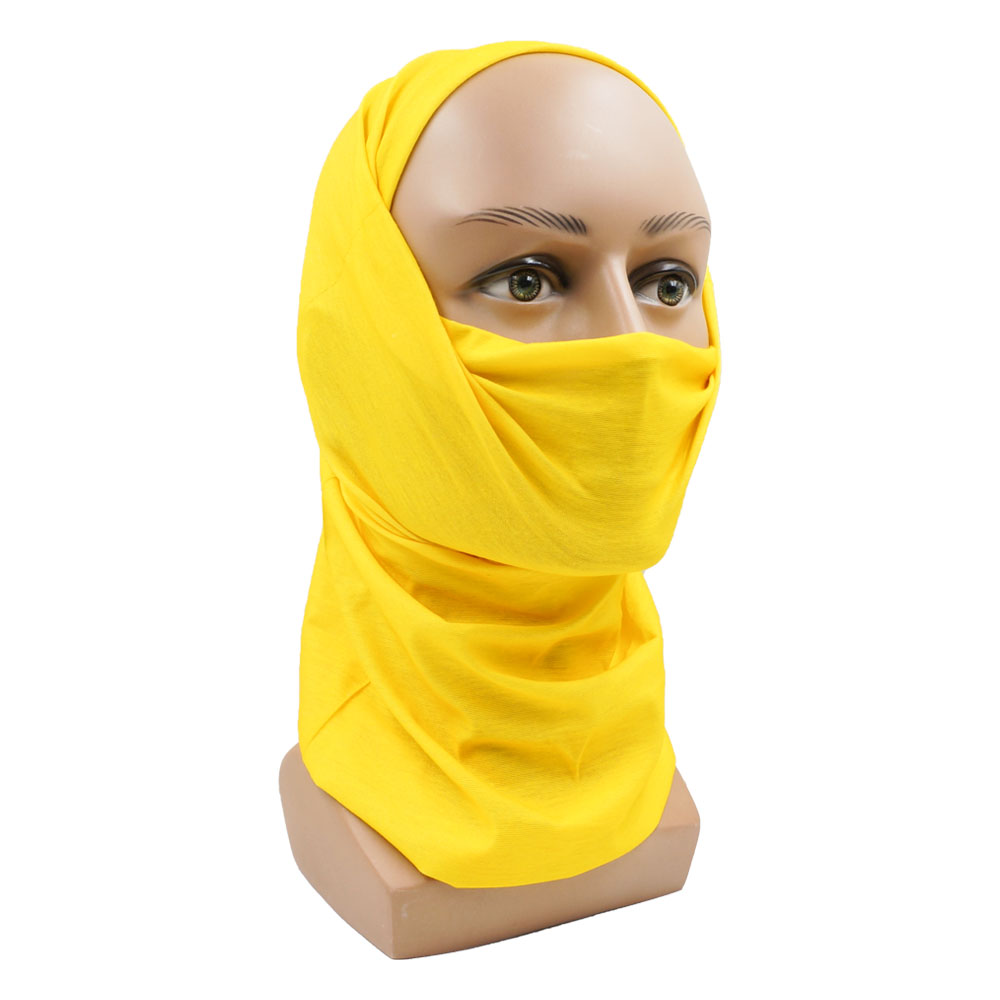 Yellow Multifunction Cycling N - Cycling Face Mask 评论和价格